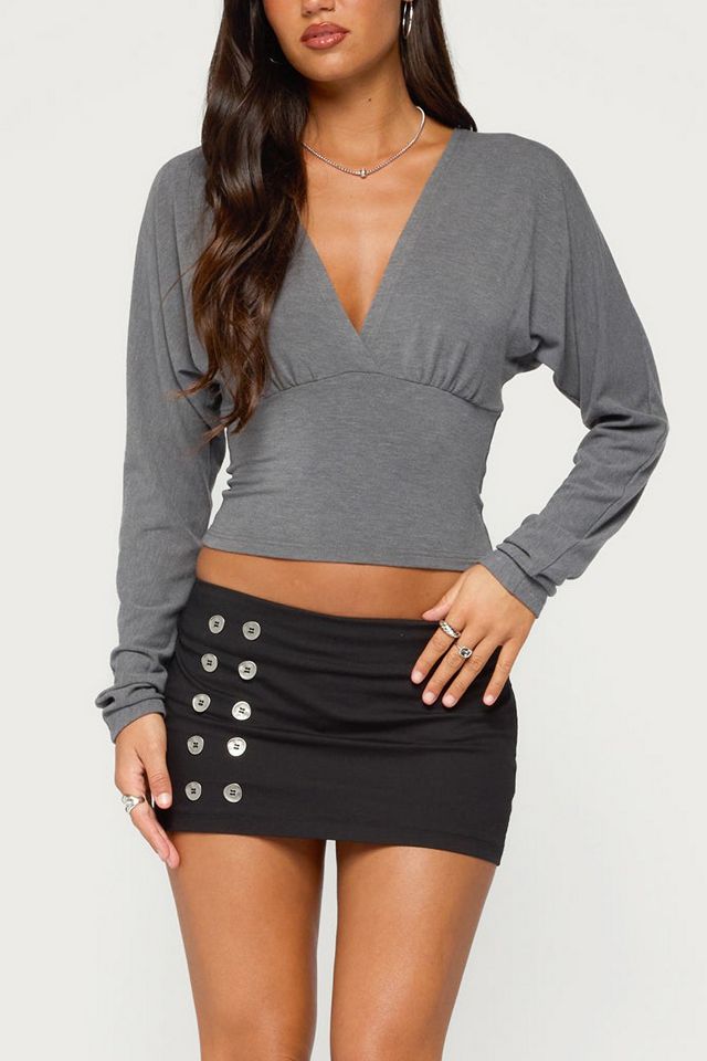 Edikted Zaela Button Mini Skort #2