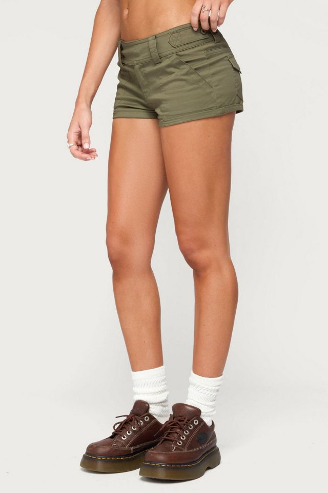 Edikted Imogen Utility Micro Shorts #1