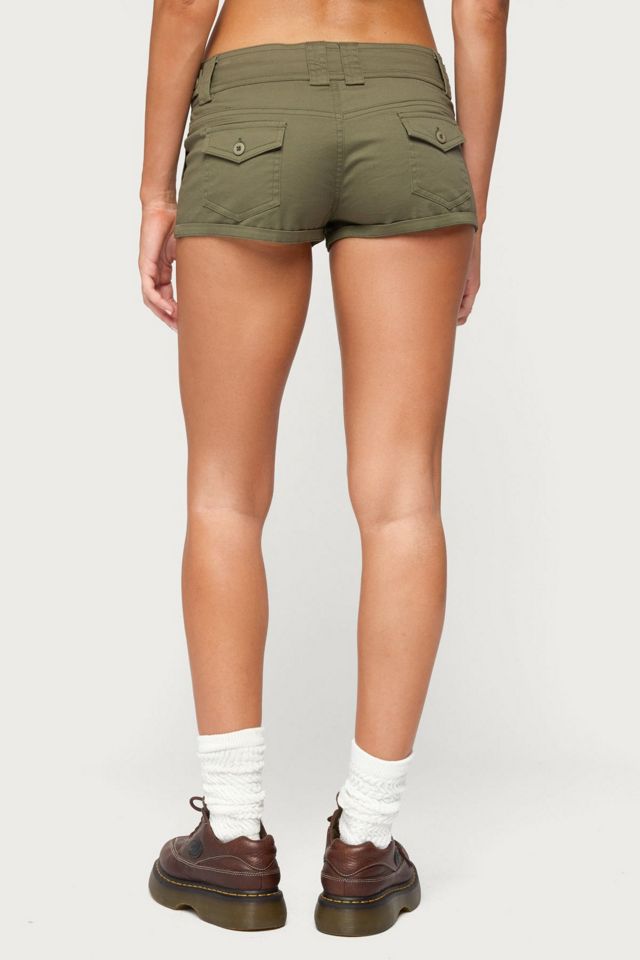 Edikted Imogen Utility Micro Shorts #4