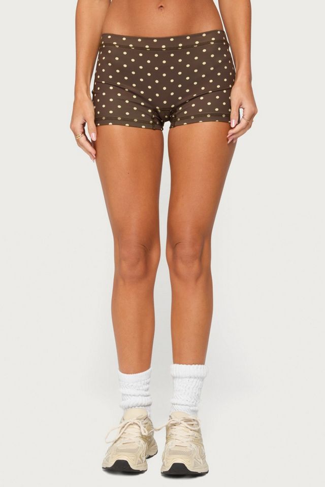 Edikted Lisah Polka Dot Micro Shorts #1