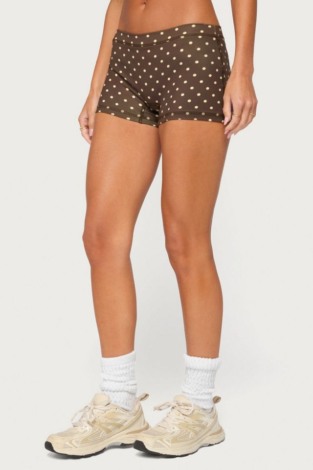 Edikted Lisah Polka Dot Micro Shorts #2