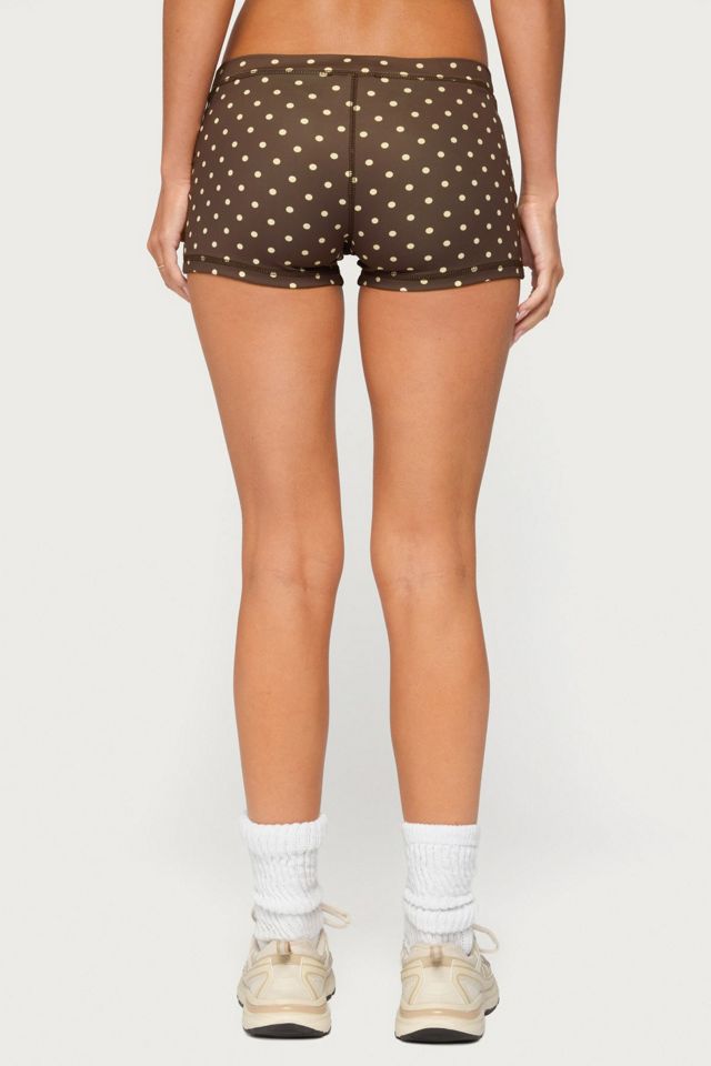 Edikted Lisah Polka Dot Micro Shorts #3