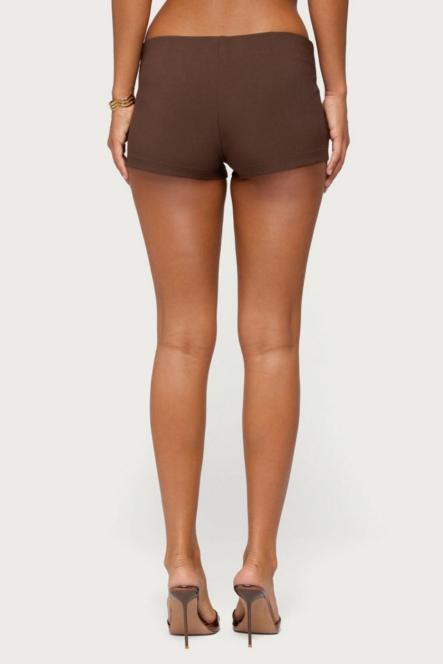Edikted Jasia Sequin Micro Shorts #4