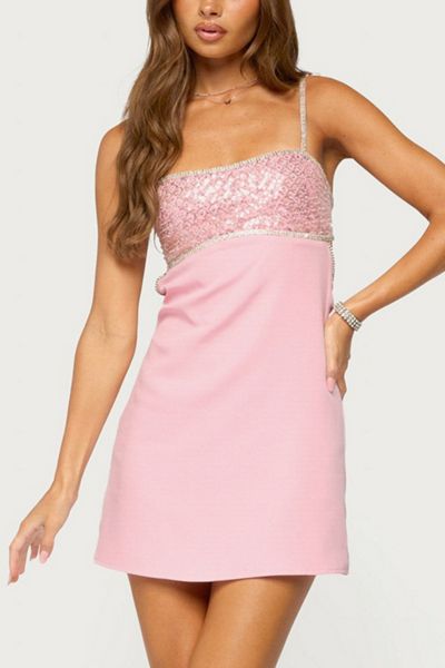 Edikted Halia Sequin Mini Dress