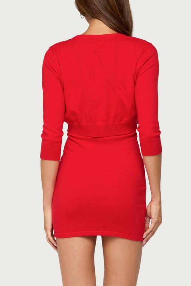 Edikted Knit Two Piece Cardigan & Mini Dress #2