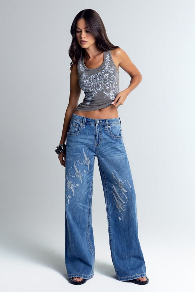 Miss Me Veil Super Baggy Wide Jeans #2