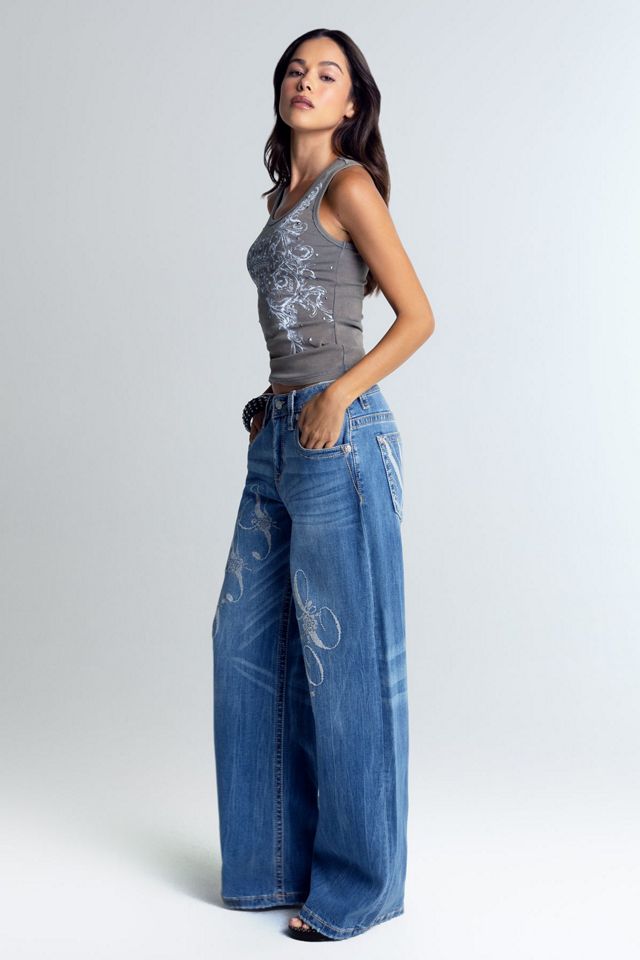 Miss Me Veil Super Baggy Wide Jeans #3