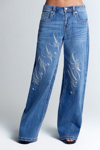Miss Me Veil Super Baggy Wide Jeans