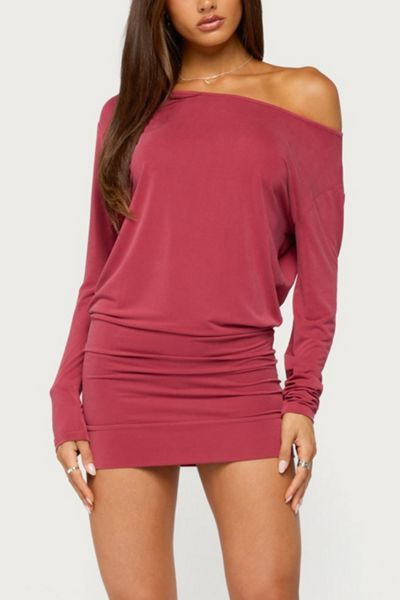 Edikted Peila Off Shoulder Mini Dress