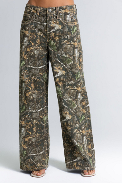 Miss Me Overdrive Camo Baggy Jeans