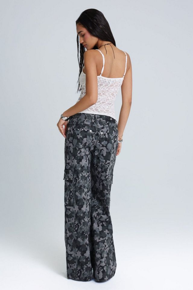 Miss Me Petunia Baggy Wide Cargo Jean #4
