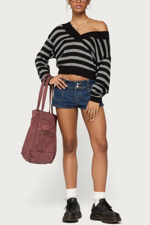 Edikted Benz Striped Knit Sweater #1