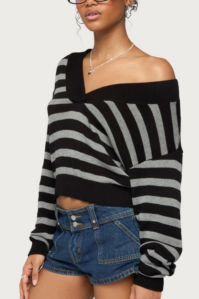 Edikted Benz Striped Knit Sweater #2