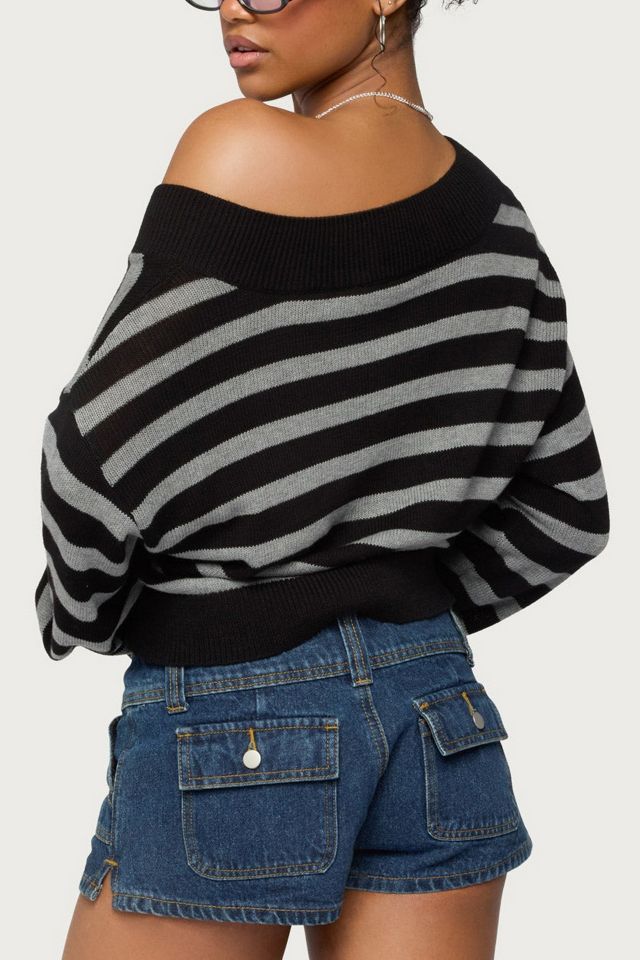 Edikted Benz Striped Knit Sweater #4