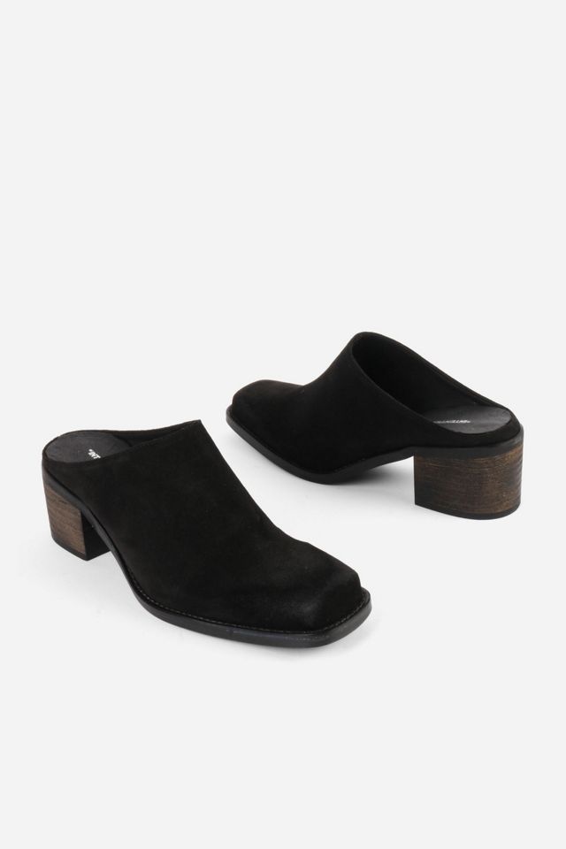 Intentionally Blank Zelda Suede Heeled Mule #1