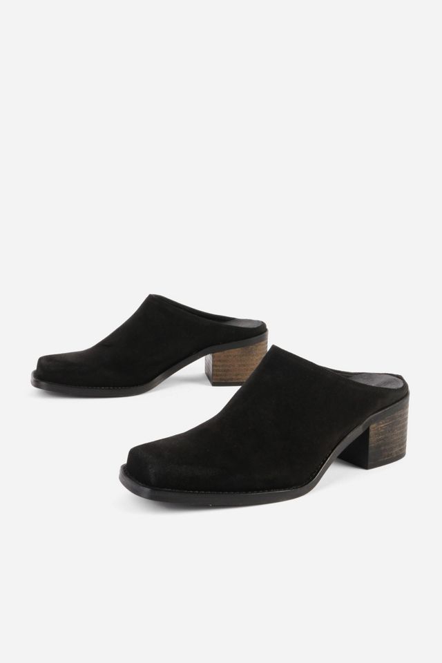 Intentionally Blank Zelda Suede Heeled Mule #2