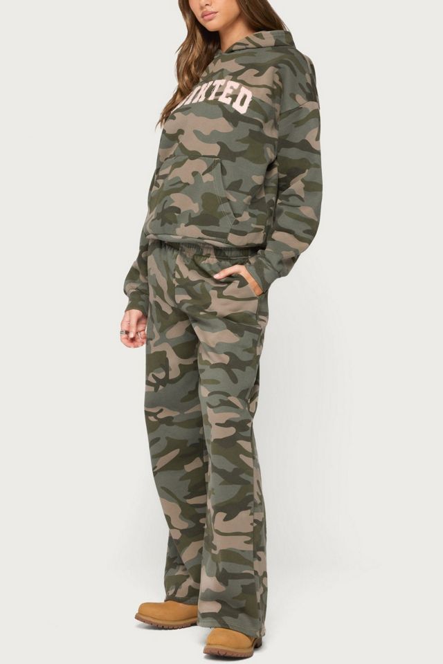 Edikted Camo Girl Sweatpants #1