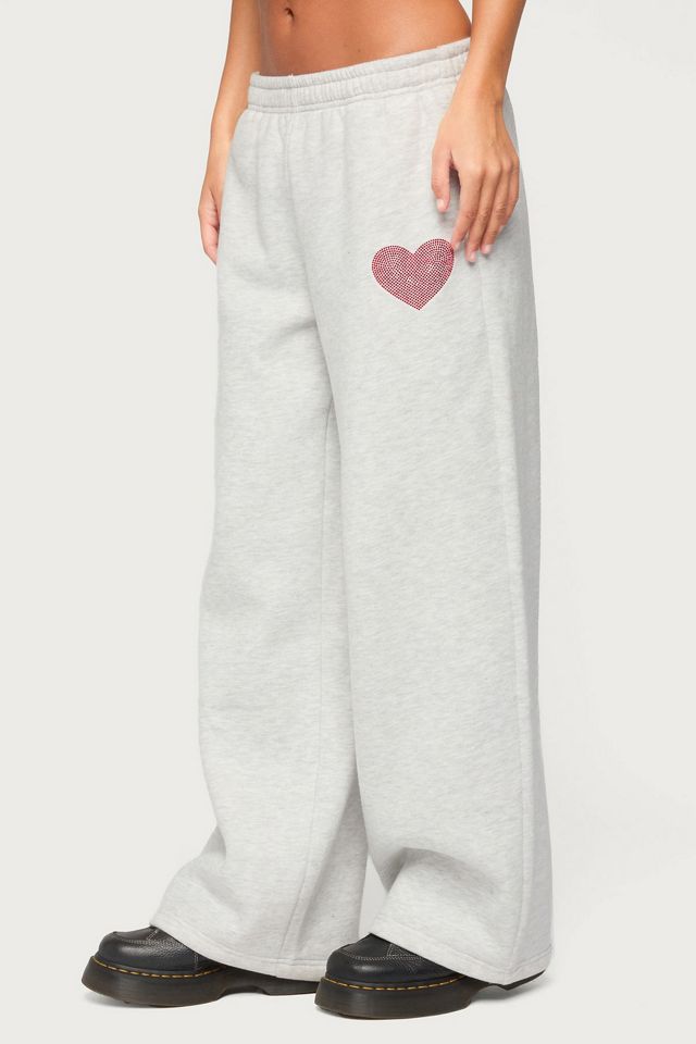 Edikted London Obsessed Rhinestone Sweatpants #2