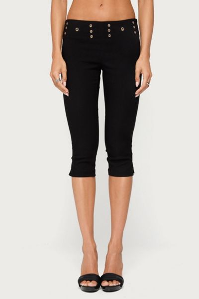 Edikted Meeva Grommet Capri Pants