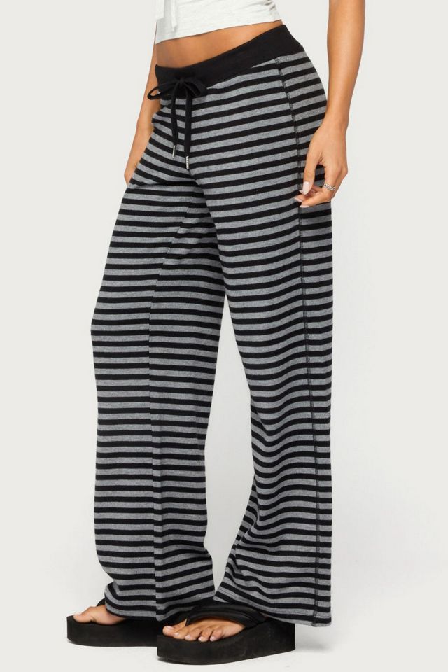 Edikted Tarla Striped Knit Pants #3