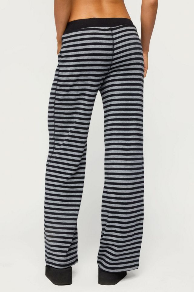 Edikted Tarla Striped Knit Pants #4