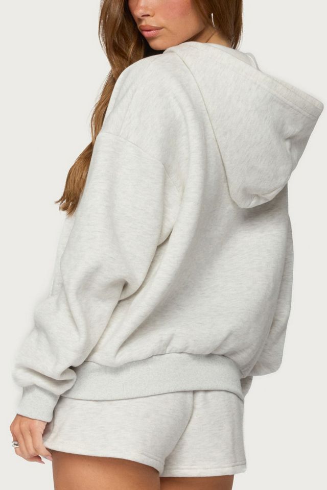 Edikted Basic Girl Zip Up Hoodie #4