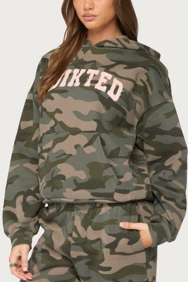 Edikted Camo Girl Hoodie #2
