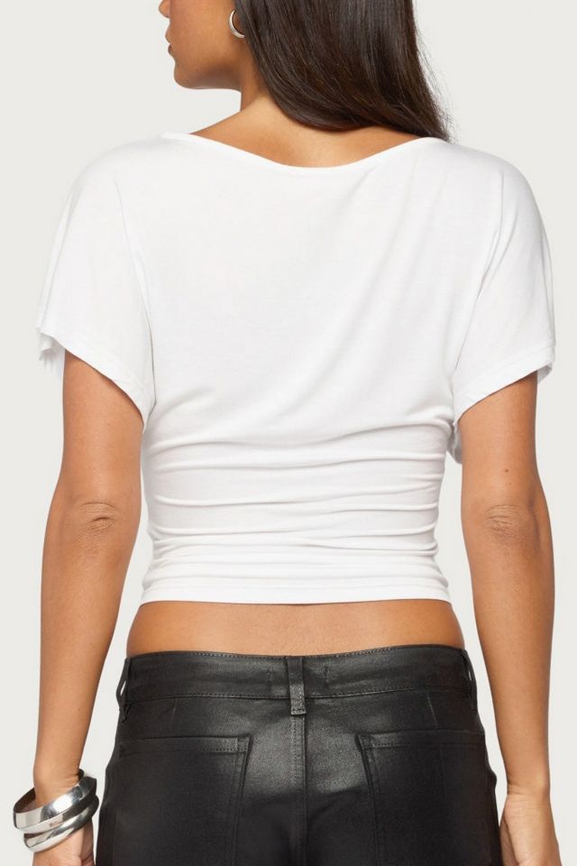 Edikted Fari Hook & Eye Ruched Top #4