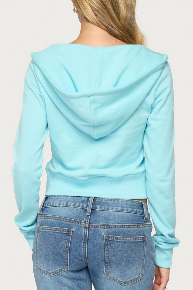 Edikted Ilisa Hooded Long Sleeve Top #4