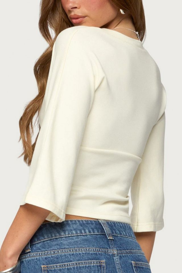 Edikted Pali V Neck Gemstone Top #4