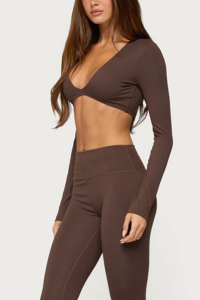 Edikted Faery Long Sleeve Crop Top #3