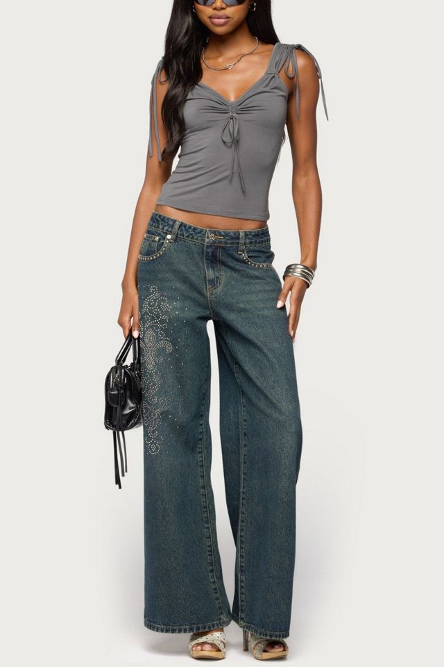 Edikted Taely Drawstring Top #1