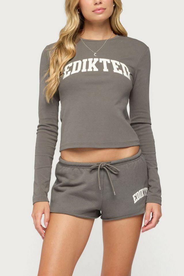 Edikted Sporty Babe Long Sleeve T Shirt #3