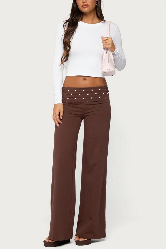 Edikted Zali Long Sleeve Crop Top #1