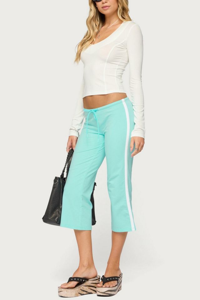 Edikted Sali Long Sleeve V Neck Top #1