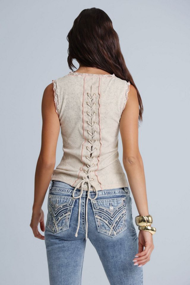 Miss Me Nia Ribbed Tank #1