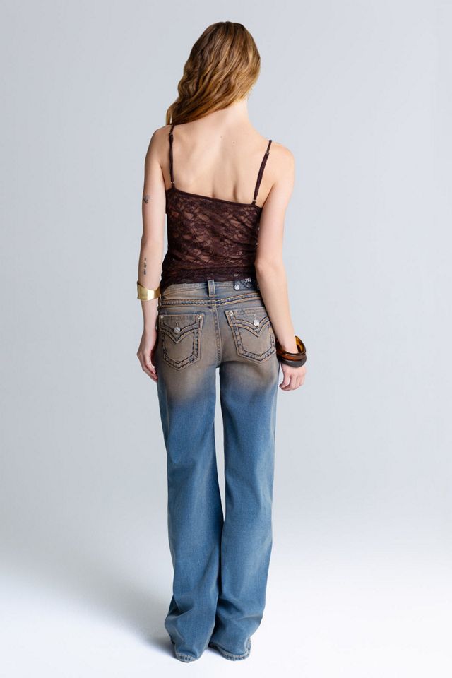 Miss Me Hudson Vintage Washed Wide Leg Jeans #3