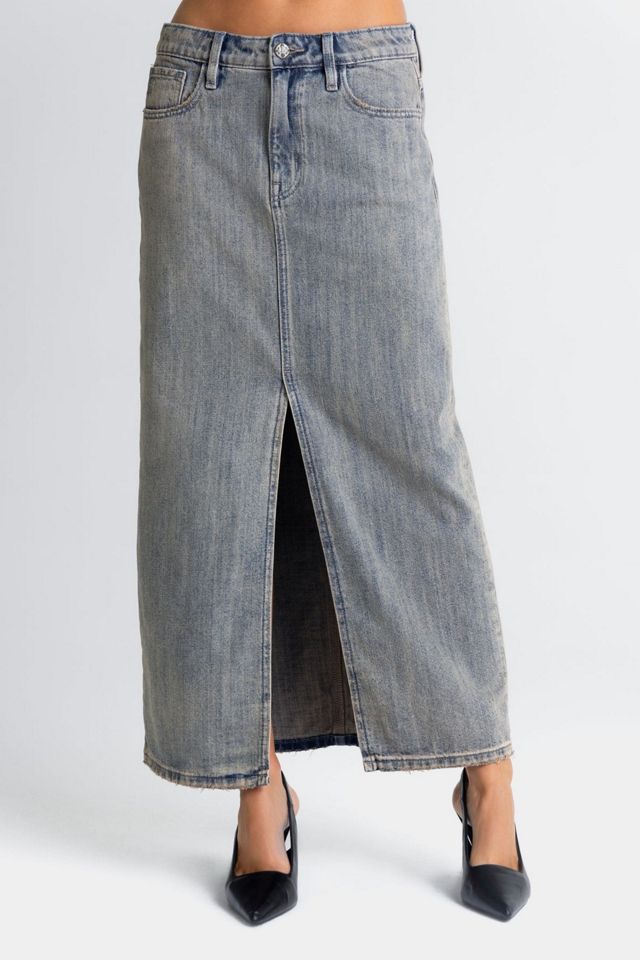 Miss Me Desiree Denim Maxi Skirt #1