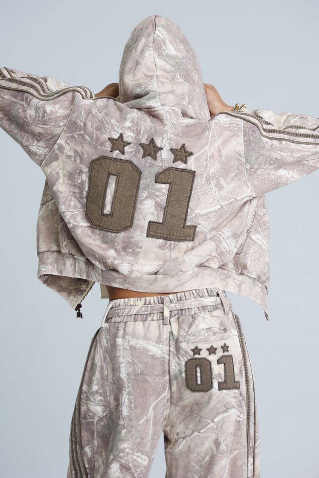 Miss Me Trooper Camo Zip Up Hoodie #1