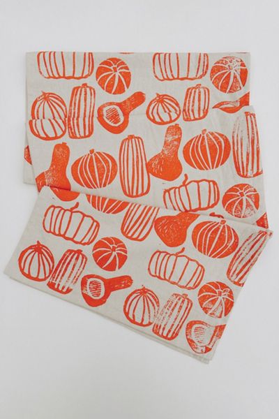 Julie Peach Block Printed Gourds Runner