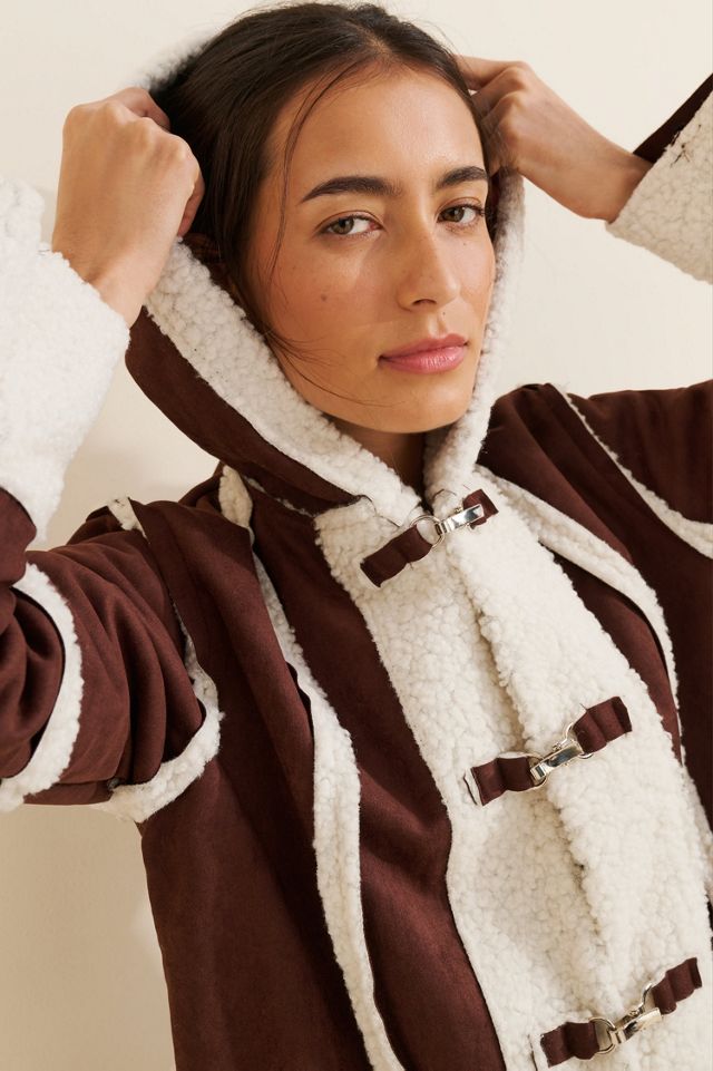 Daisy Street Borg Seam Detail Jacket #3