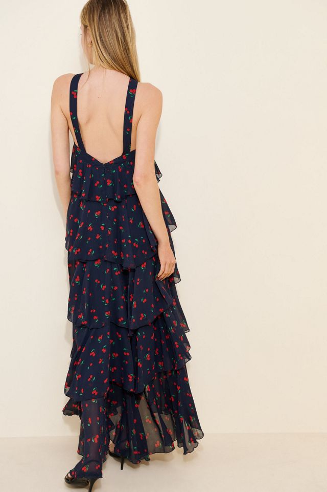 Vero Moda Felicia Sleeveless Ruffle Maxi Dress #1