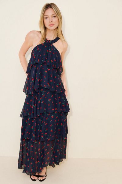 Vero Moda Felicia Sleeveless Ruffle Maxi Dress
