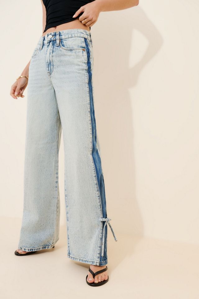 BLANKNYC High Rise Wide Leg Tie Jeans #2