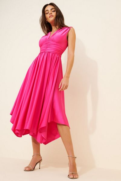 4SI3NNA Sleeveless Fit Flare Gown