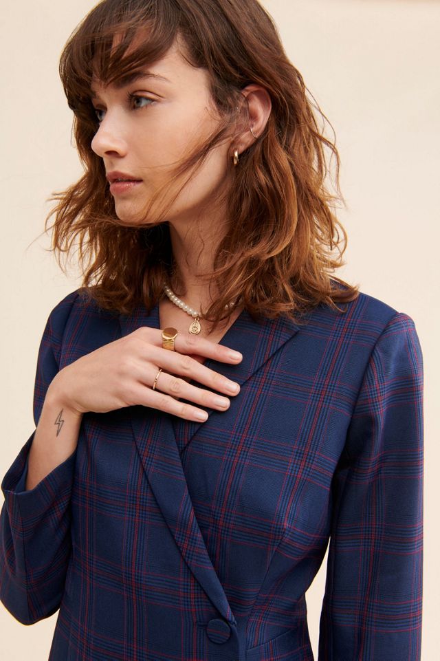 Adelyn Rae Cora Plaid Blazer #2