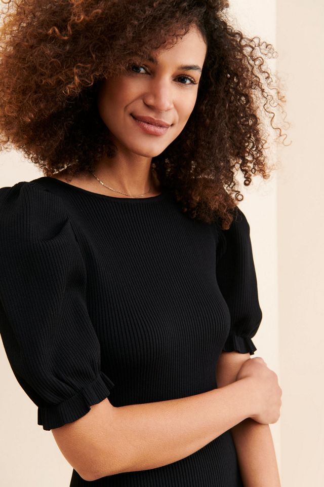 Endless Rose Ribbed Puff Sleeve Mini Dress #2