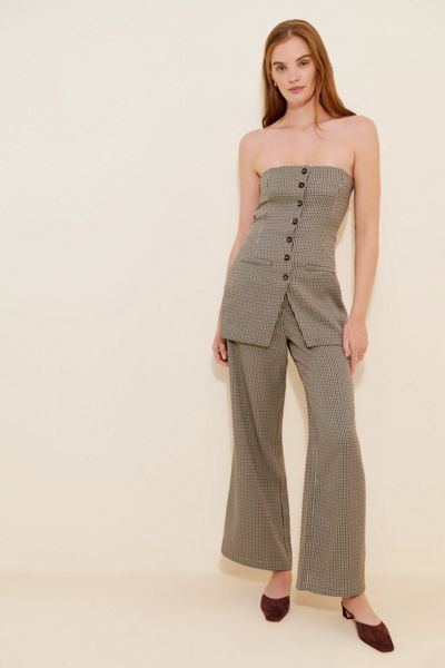 4SI3NNA Strapless Suiting Jumpsuit