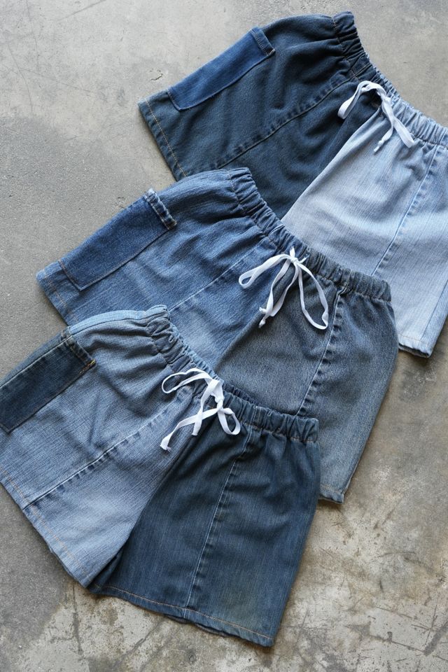 Vintage Denim Pieced Short #2