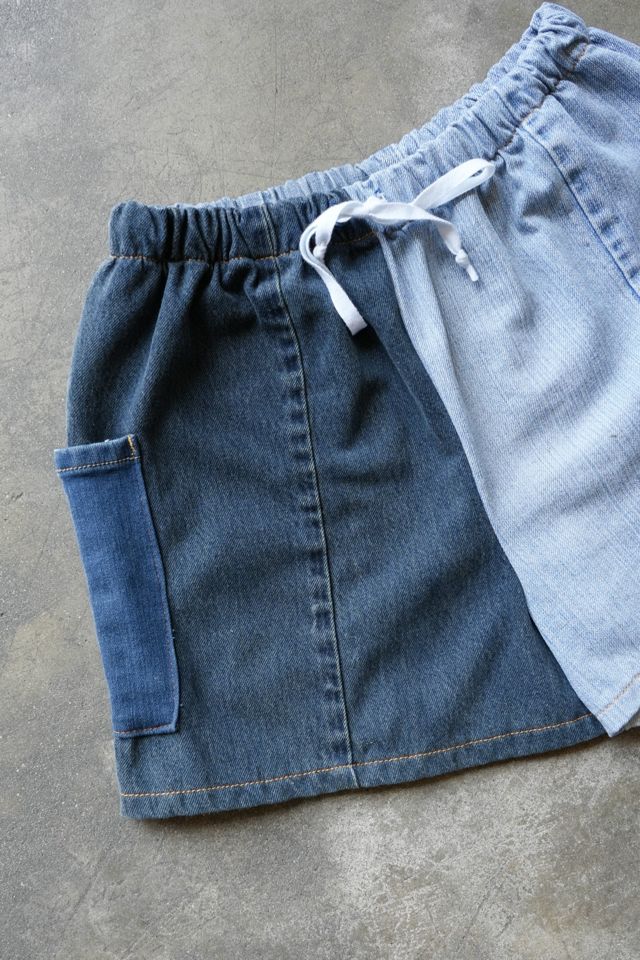 Vintage Denim Pieced Short #3